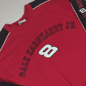 Vintage Winners Circle Dale Earnhardt Jr Red Long Sleeve Shirt‎ Mens Medium